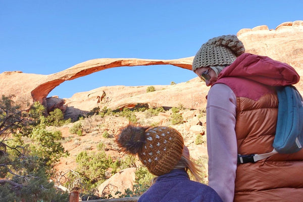 mommy and me beanie women's slouch hat and matching kids beanie