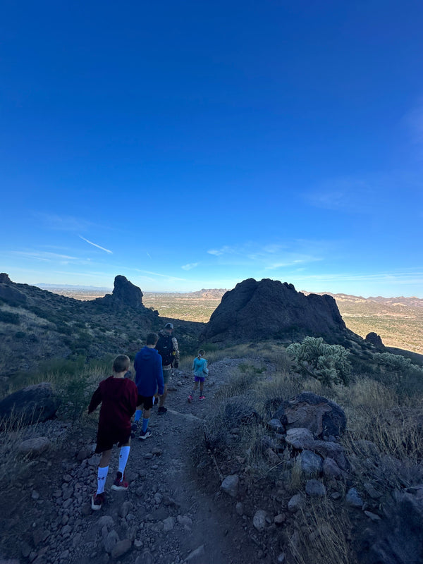 Hike near Phoenix, AZ- Praying Hands to Slot Rock - b.e.happe