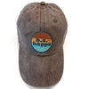 Non-distressed Buckle Back Baseball Cap | Brown