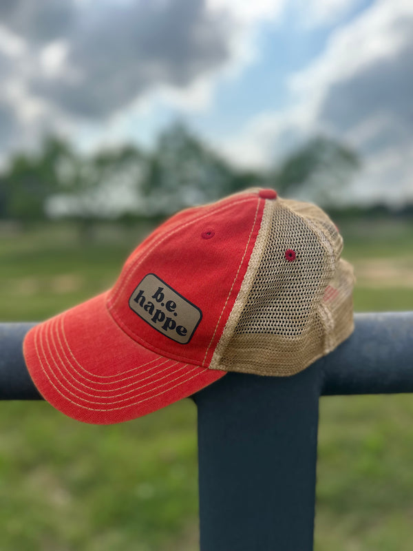 Unstructured Snapback Baseball Cap | Scarlet Red - Adult from b.e.happe 