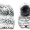 Mommy + Me Matching Beanies | Marble Hat Set -  from b.e.happe 
