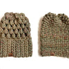 Crochet Slouch Hat | Green Variegated Slouchy Beanie - Adult from b.e.happe 