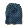 Crochet Simple Slouch Hat | Petrol Blue