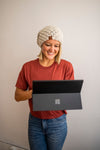 Crochet Simple Slouch Hat | Wheat