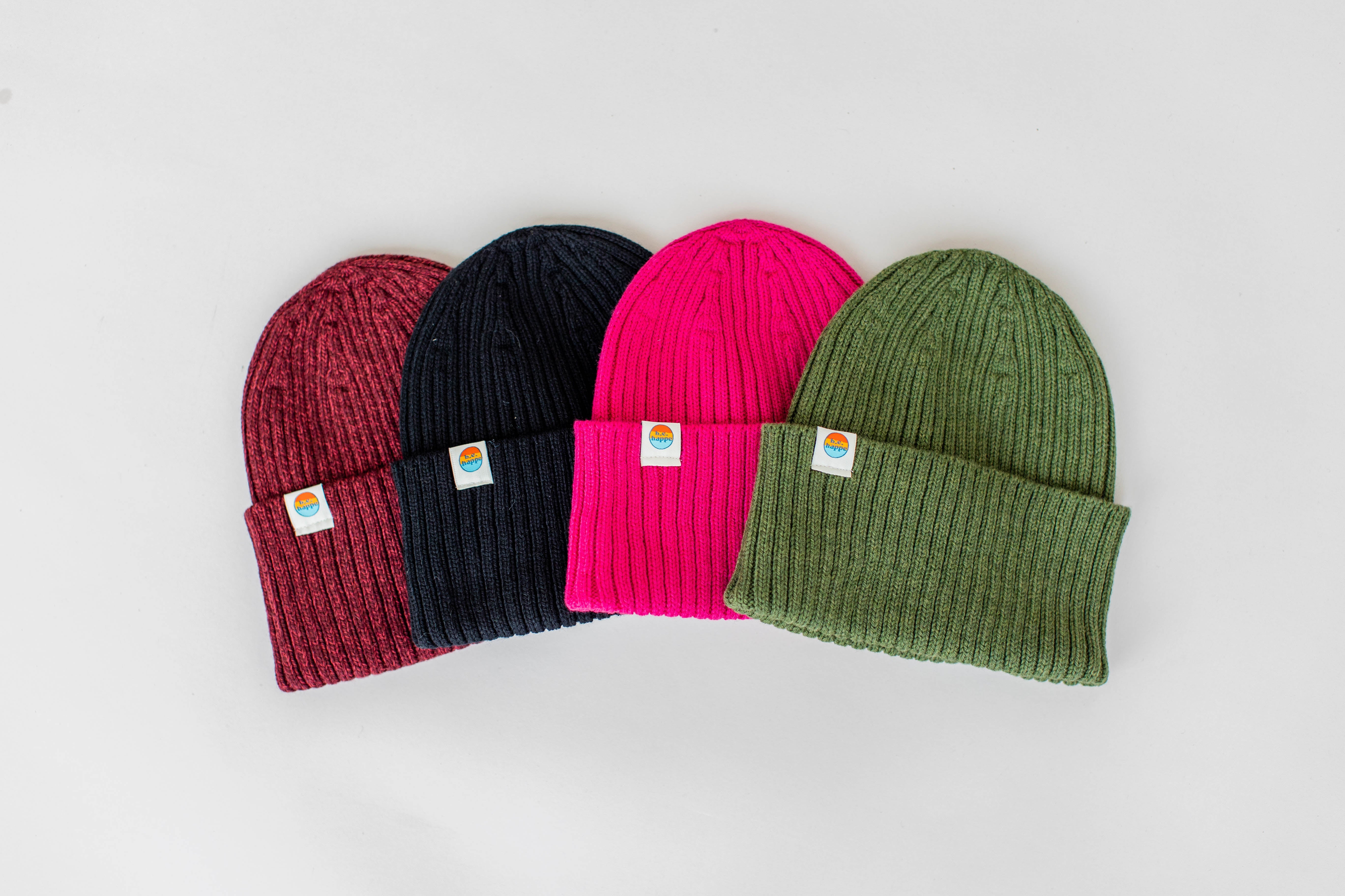 Wholesale Ribbed Knit Beanie | Black