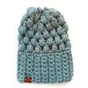 Crochet Slouch Hat | Succulent Blue Slouchy Beanie -  from b.e.happe 