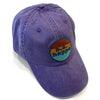 Non-distressed Buckle Back Baseball Cap | Purple