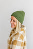 Ribbed Knit Beanie | Green