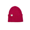 Ribbed Knit Beanie | Unisex Bright Pink Hat -  from b.e.happe 