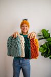 Crochet Slouch Hat | Dark Green Slouchy Beanie -  from b.e.happe 