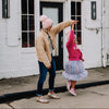 Mommy + Me Matching Beanie Set | Pink Knit Hat Set -  from b.e.happe 