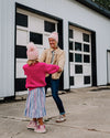 Mommy + Me Matching Beanie Set | Pink Knit Hat Set -  from b.e.happe 