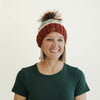 Adult Knit Pom Hat | Spice Striped Beanie - b.e.happe