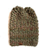 Crochet Simple Slouch Hat | Green Variegated Slouchy Beanie - b.e.happe