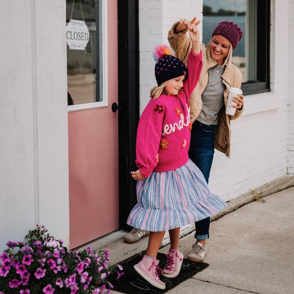 Crochet Slouch Hat | Fig Purple Beanie - b.e.happe