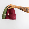 Ribbed Knit Beanie | Unisex Green Winter Hat -  from b.e.happe 