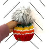 0-3 month Baby Stripe Pom Hat | Rainbow