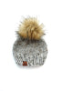 Youth Knit Pom Hat | Grey Beanie