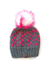 Wholesale All Sizes Happe Hearts | Slate + Hot Pink