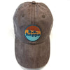 Non - distressed Buckle Back Baseball Cap | Brown - b.e.happe