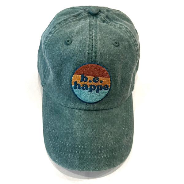 Non - distressed Buckle Back Baseball Cap | Green - b.e.happe