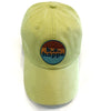 Non - distressed Buckle Back Baseball Cap | Lime - b.e.happe