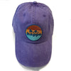 Non - distressed Buckle Back Baseball Cap | Purple - b.e.happe