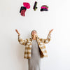 Ribbed Knit Beanie | Cuff Green Winter Hat - b.e.happe