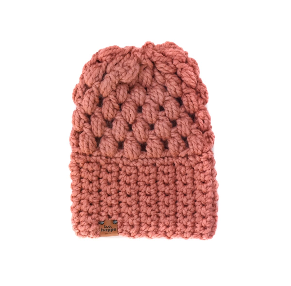 Slouch Hat | Terracotta Slouchy Beanie - b.e.happe
