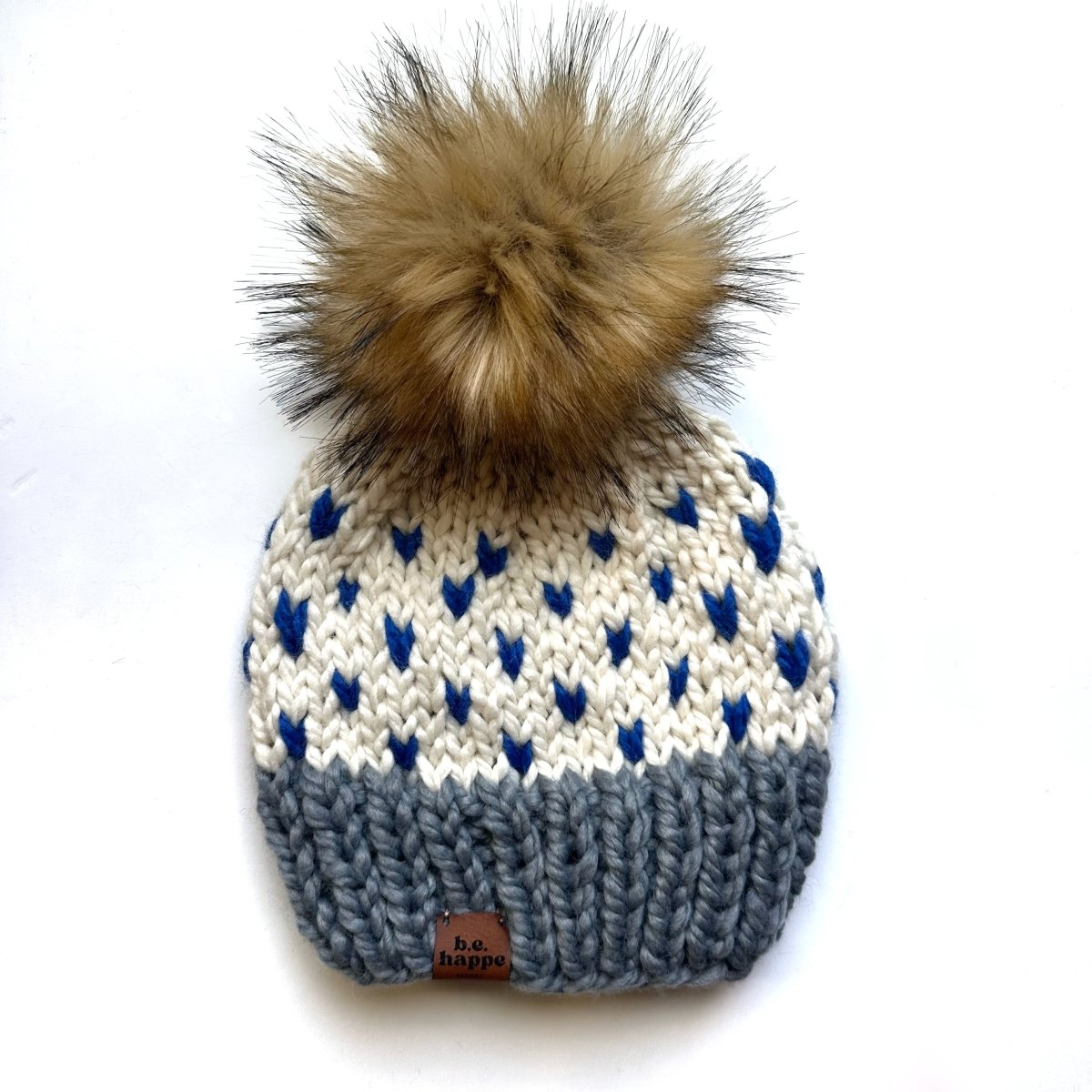 Team Adult Knit Pom Hat | Choose your combo - b.e.happe