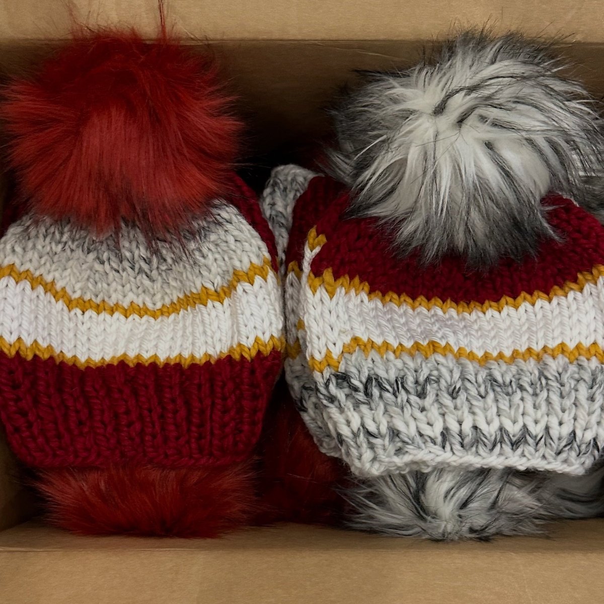 Team Adult Knit Pom Hat | Choose your combo - b.e.happe