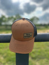 Trucker Snapback Cap | Camel + Black - b.e.happe