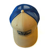 Trucker Snapback Cap | Royal Blue + Gold - b.e.happe