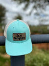 Trucker Snapback Cap | Seafoam Blue - b.e.happe