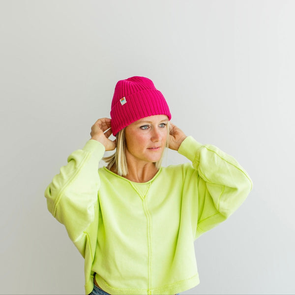 Unisex Winter Hat | Cuffed or Slouched Knit Beanie - b.e.happe