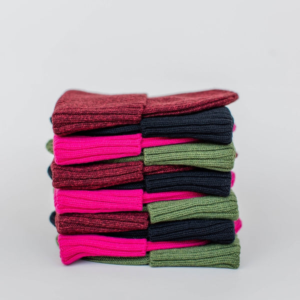 Unisex Winter Hat | Cuffed or Slouched Knit Beanie - b.e.happe