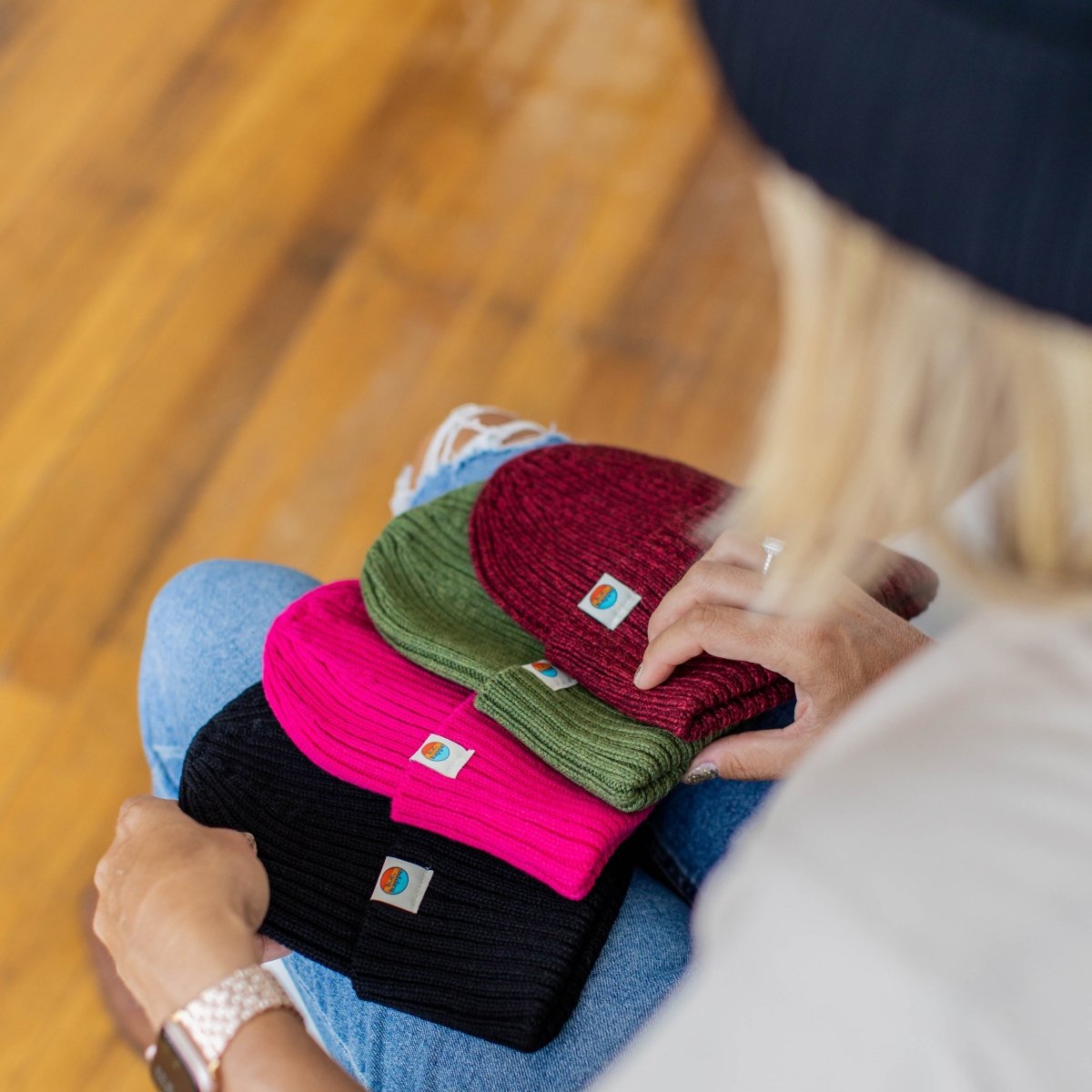 Unisex Winter Hat | Cuffed or Slouched Knit Beanie - b.e.happe