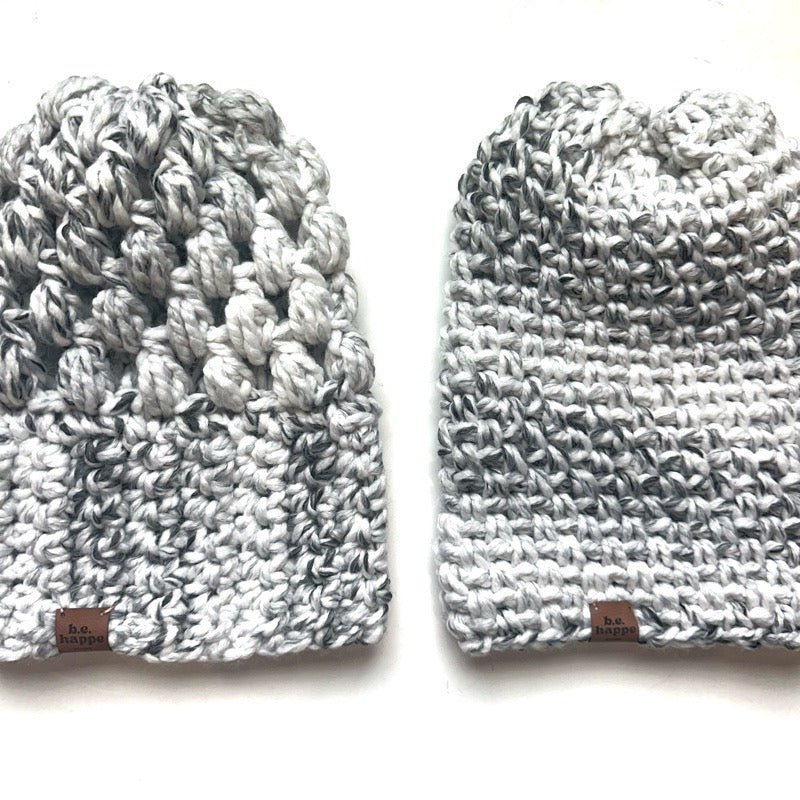 Women's Slouch Hat | Marble Slouchy Beanie - b.e.happe
