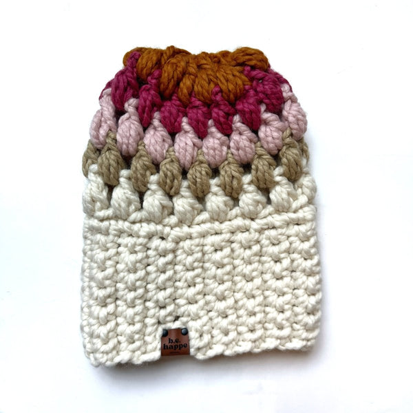 Women's Slouch Hat | Multi - Color Slouchy Beanie - b.e.happe