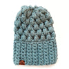 Women's Slouch Hat | Succulent Blue Slouchy Beanie - b.e.happe