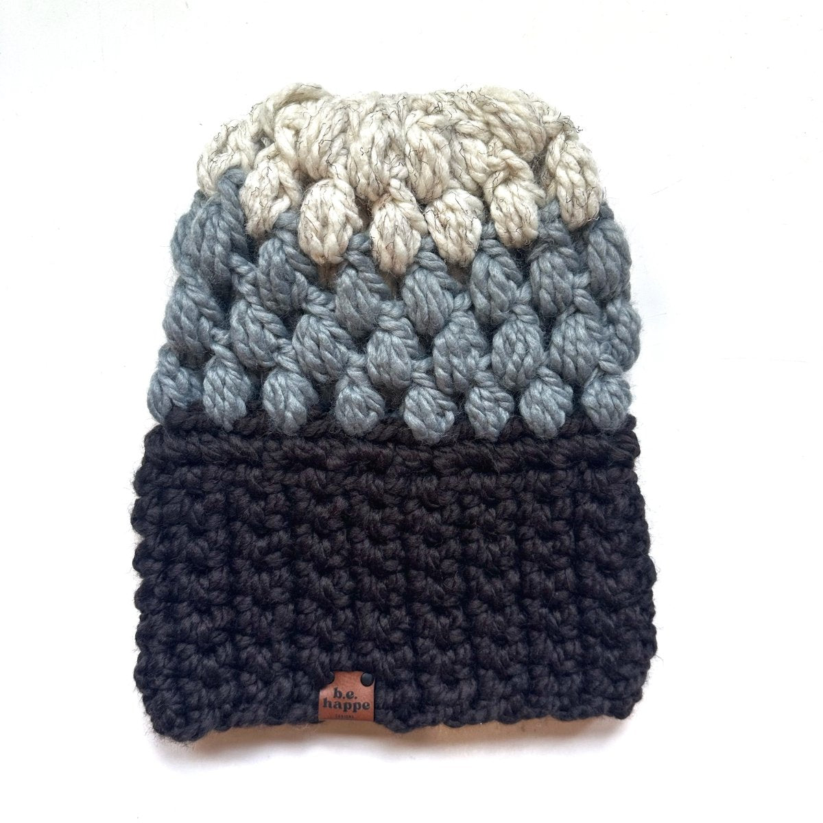 Women's Slouch Hat | Walnut + Grey + Wheat - b.e.happe