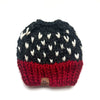 Youth Messy Bun Hat | Knit Ponytail Beanie - b.e.happe