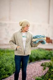 Crochet Simple Slouch Hat | Tan Slouchy Beanie - Adult from b.e.happe 