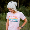 behappe slouchy beanie off white beanie