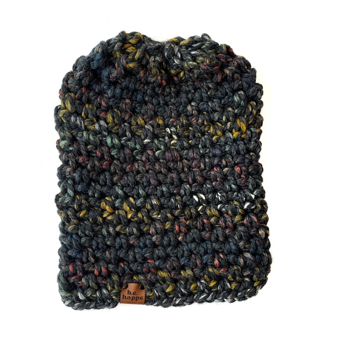 Crochet Simple Slouch Hat | Bedrock Slouchy Beanie - b.e.happe