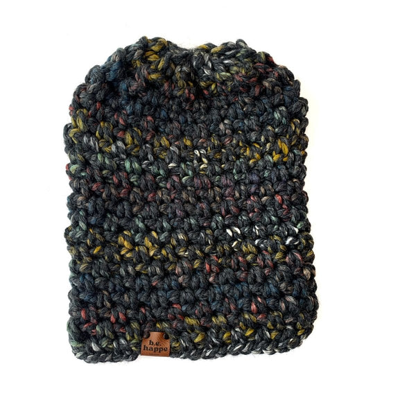 Crochet Simple Slouch Hat | Bedrock Slouchy Beanie - b.e.happe