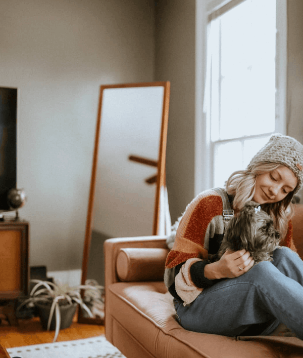 Crochet Simple Slouch Hat | Grey Marble Beanie - b.e.happe