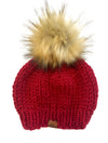 Youth Solid Knit | Cranberry Red