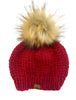 Youth Solid Knit | Cranberry Red