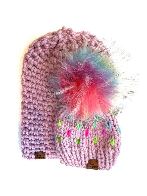 Mommy + Me | Simple Slouch + Happe Heart | Fairy Rainbow -  from b.e.happe 